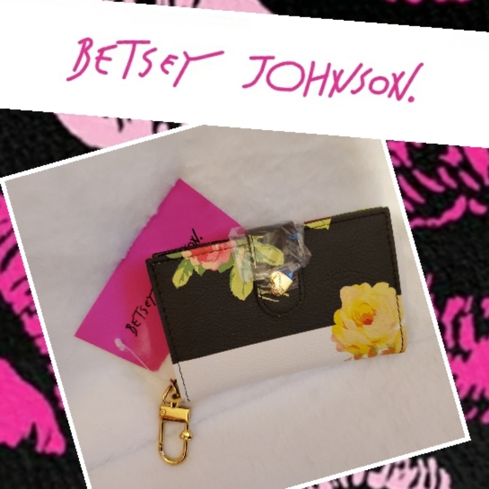 New Betsey Johnson Flap Wallet